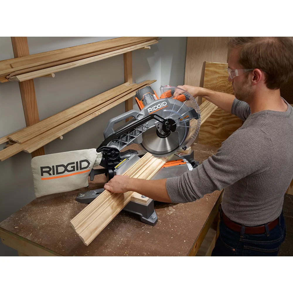 15 Amp 12" Dual Bevel Miter Saw with LED - Image 3