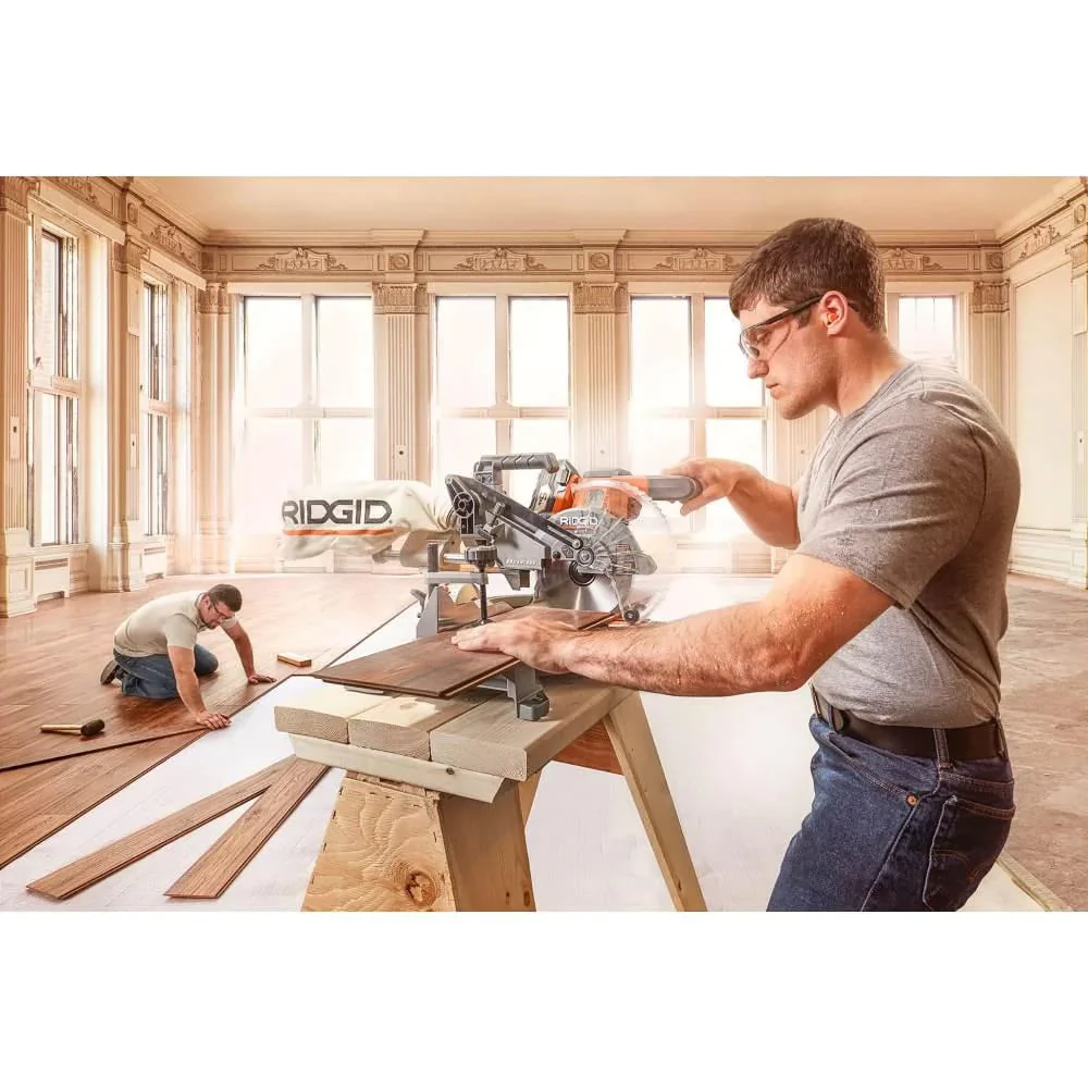 18V Brushless 7-1/4" Dual Bevel Sliding Miter Saw - Image 8