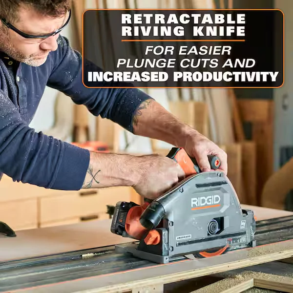 18V Brushless 6-1/2" Track Saw - Image 7
