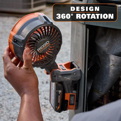 18V SubCompact Brushless Magnetic Clamp Fan - Image 3