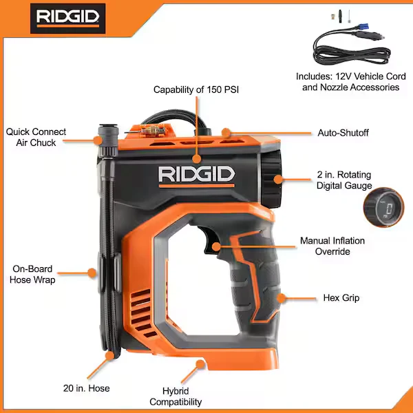 18V Digital Inflator - Image 2
