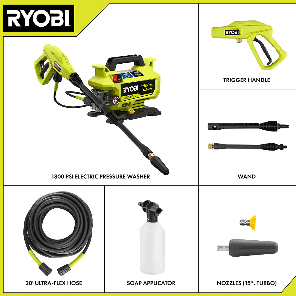 1800 PSI Electric Pressure Washer - Image 11