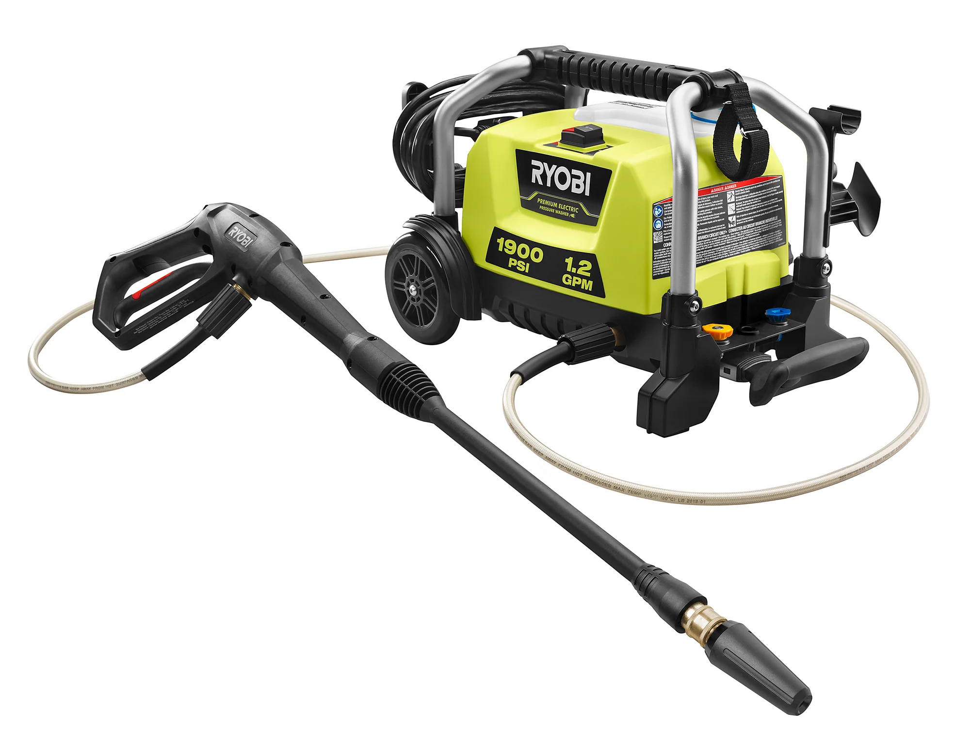 1900 PSI Electric Pressure Washer - Image 2