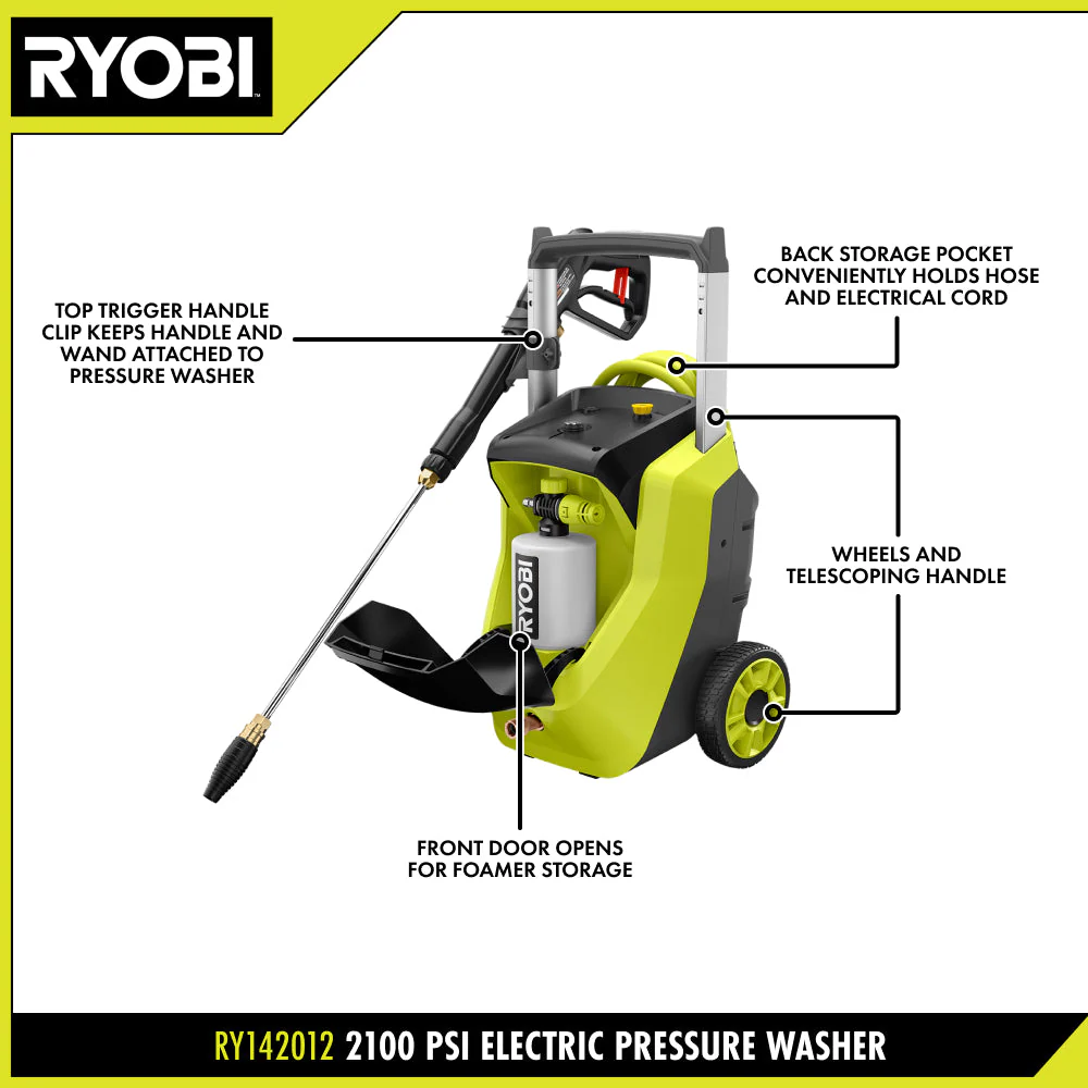 2100 PSI Electric Pressure Washer - Image 5