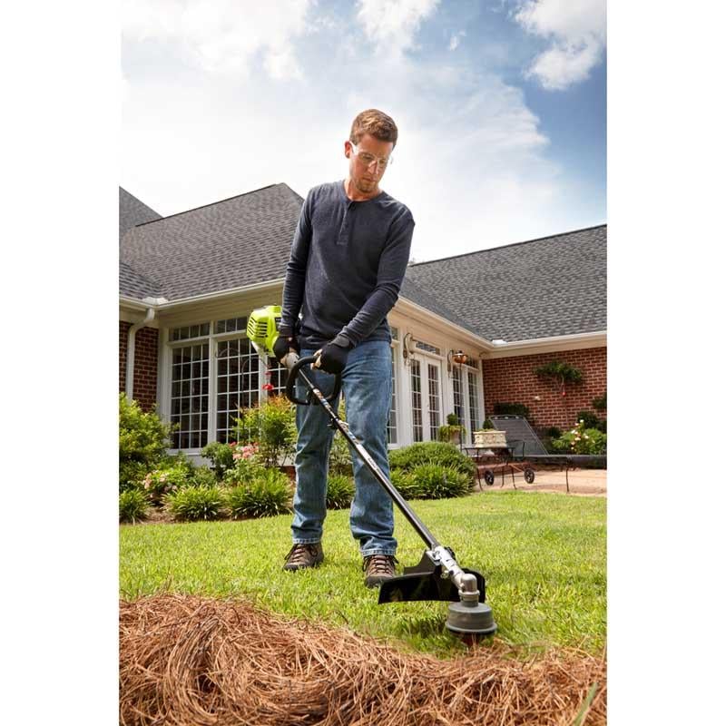 25cc 2-Cycle Attachment Capable Full Crank Straight Gas Shaft String Trimmer - Image 3