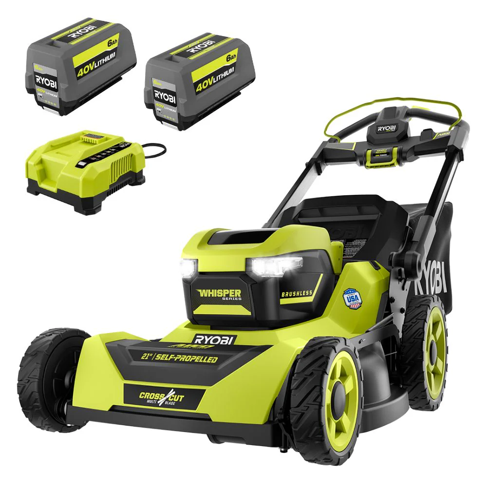 40V HP Brushless WHISPER SERIES 21" CROSS CUT AWD Self-Propelled Mower Kit