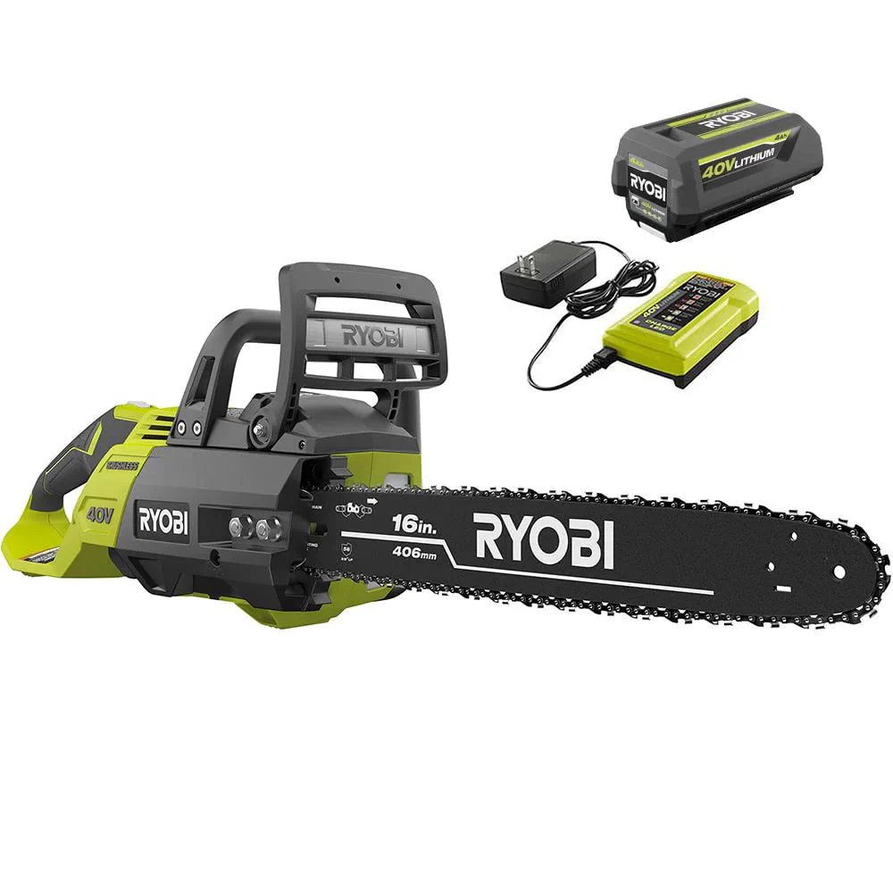 40V HP Brushless 16" Chainsaw Kit