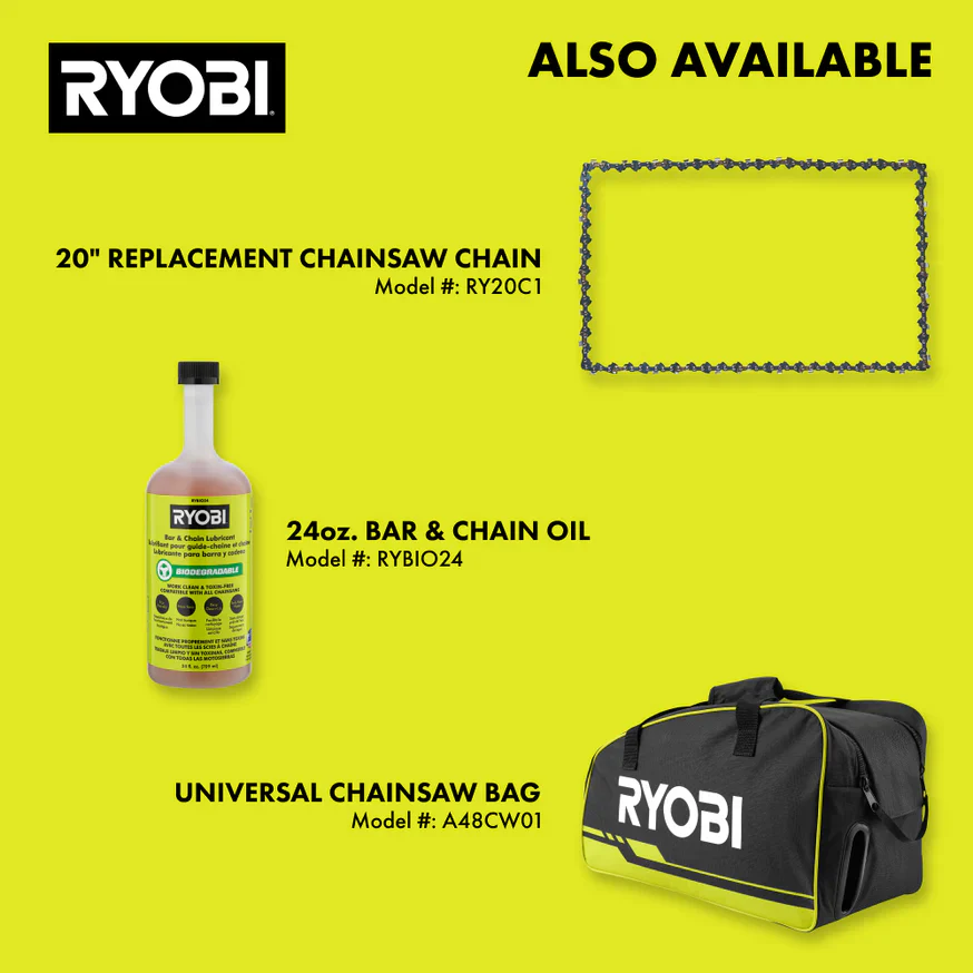 40V HP Brushless 20" Chainsaw Kit - Image 10